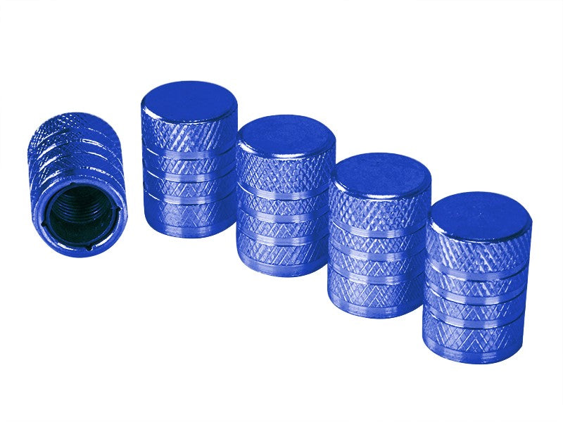 Alumínium szelepsapka műanyag menetes betéttel 5 db kék – kép 2