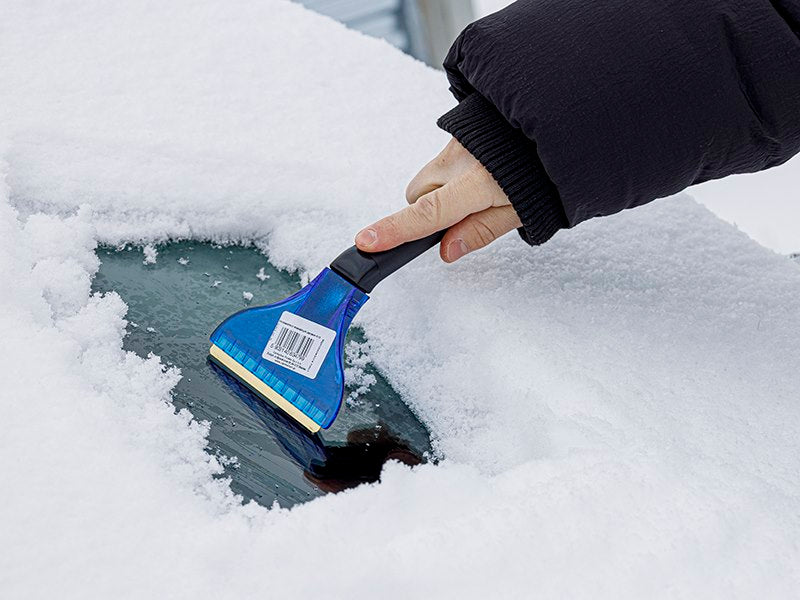 Jégkaparó 95 mm es sárgaréz pengével 12 cm es nyéllel – kép 2