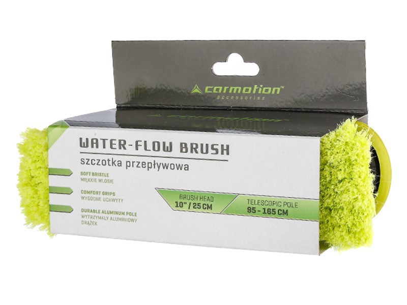 25 cm  10 vízátfolyású kefe 95   165 cm es teleszkópos nyéllel és szeleppel – kép 4