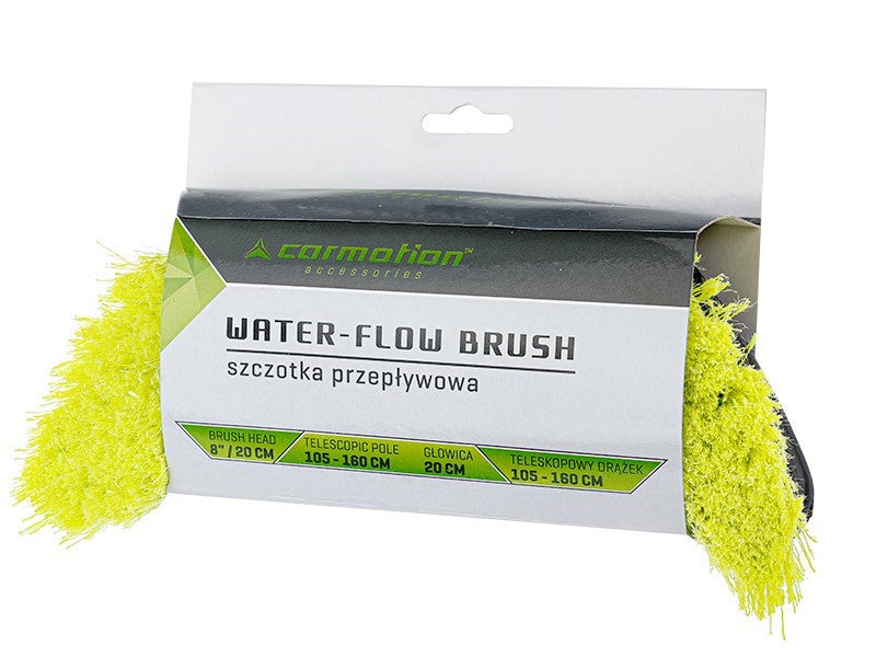 Félköríves vízáramoltató kefe 20 cm  8  teleszkópos nyéllel 105   160 cm és szeleppel – kép 4