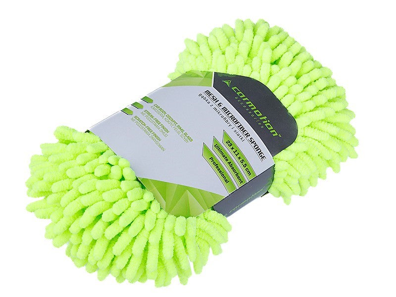 Mikroszálas zseníliaszivacs  háló rugalmas pánttal 23x11x55 cm – kép 3