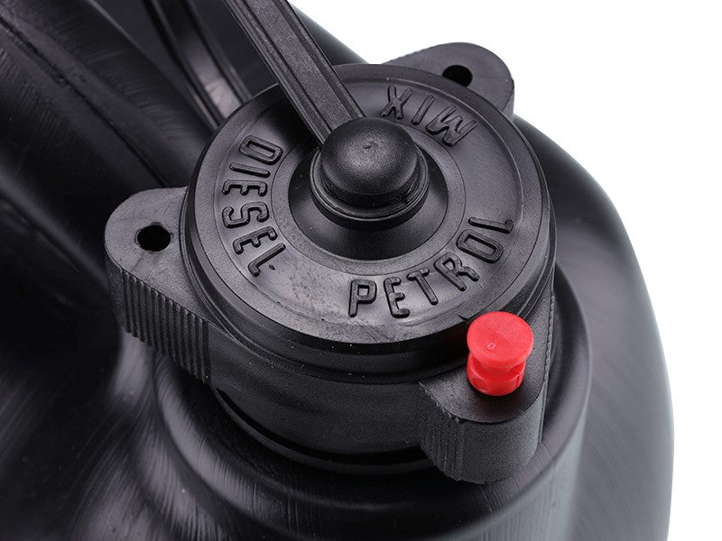 Üzemanyag kanna műanyag 5 literes ovális fekete – kép 3