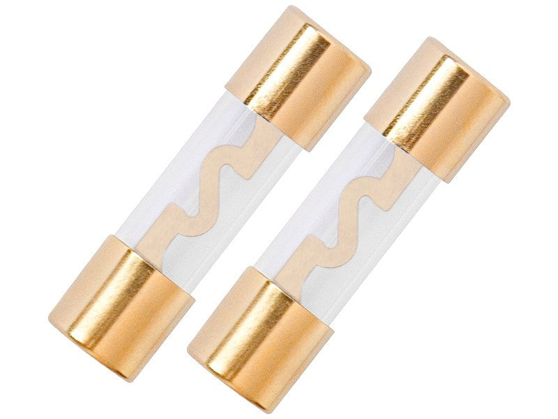 AGU 103x38 mm es üveg biztosíték 50A aranyozott 2 db – kép 2