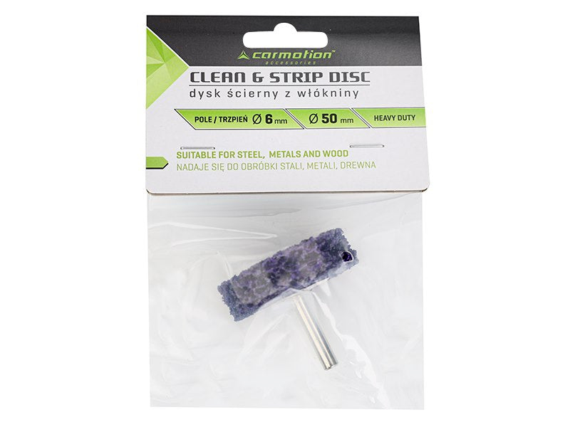 Nem szőtt rozsdaeltávolító korong átm 50 mm x 15 mm nagy teherbírású – kép 4