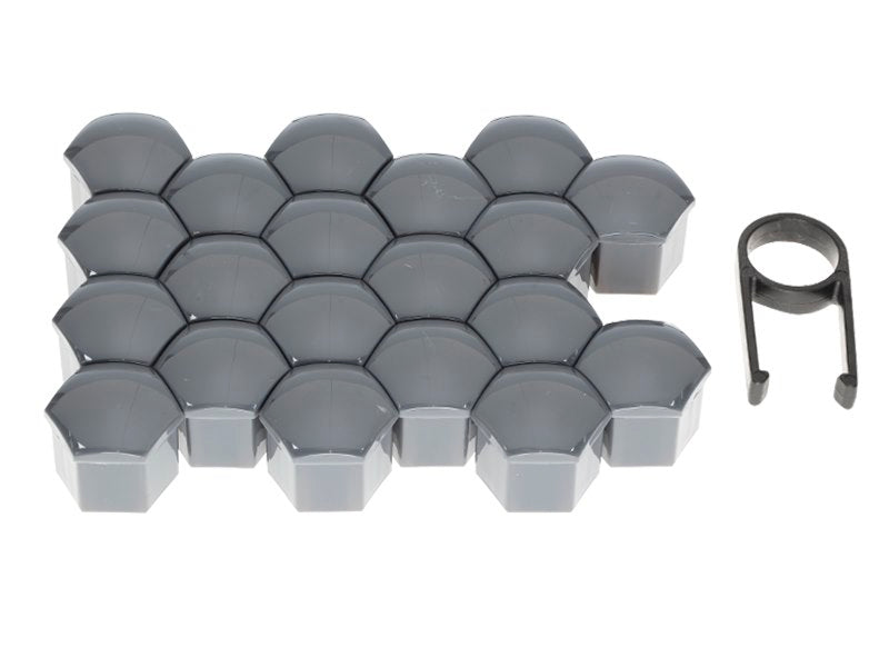 21 mm-es csavarhüvelyek, grafit, 20 db