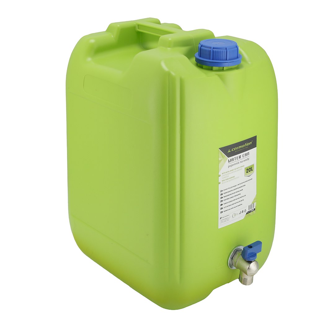 Víztartály rövid fém menetes csapszeleppel, 20 l-es vízkanna