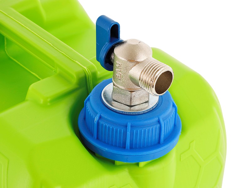 Víztartály fém felső csapszeleppel menetes kupakkal 10 L – kép 2