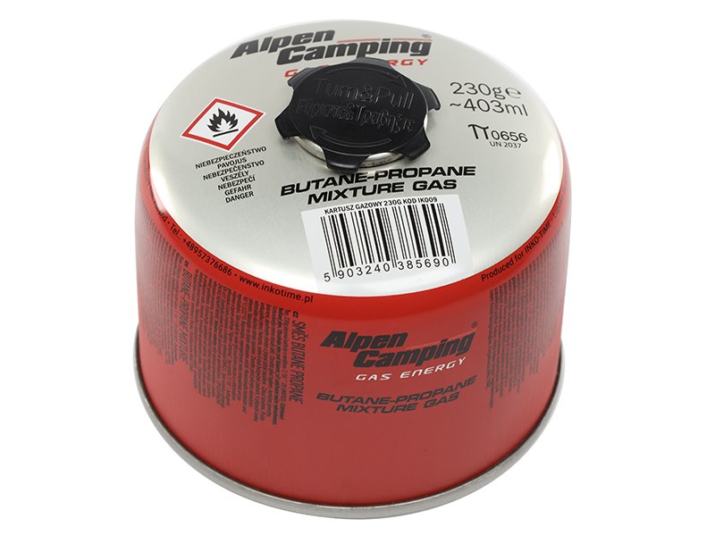 Egyégős kempingkályha 230g os gázpatronokkal – kép 2