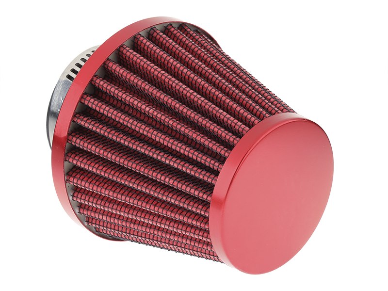 Kúpos légszűrő 74x62x51 mm piros színben – kép 3