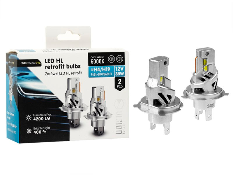 Izzók VISION LED retrofit H4H19 HL 12V 35W 4200 lm 6000K 2 db – kép 3