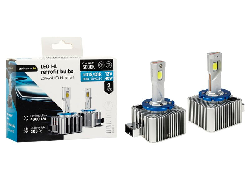 Izzók VISION LED retrofit D1SD1R HL 40W 4200 lm 6000K 2 db – kép 3