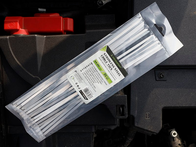 Rozsdamentes acél kábelkötegelő 46x300 mm 25 db – kép 4