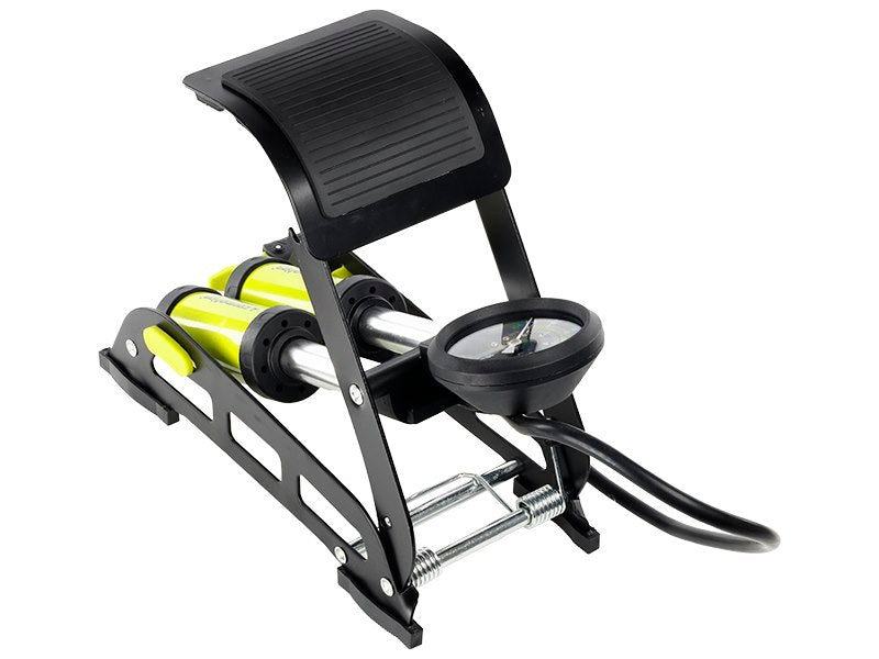 Dupla dugattyús lábszivattyú analóg nyomásmérővel max 11 BAR  160 PSI – kép 4