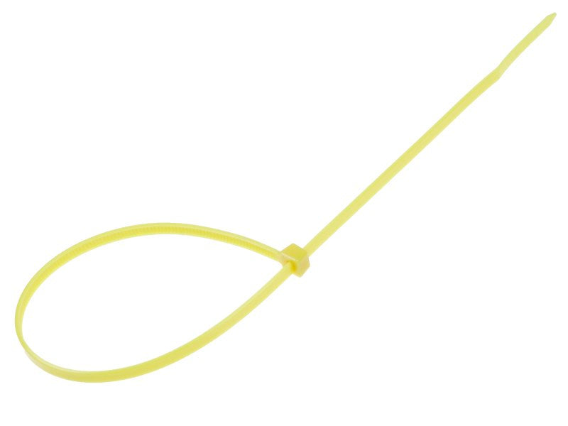 Nylon kábelkötegelő 300x36 mm sárga 100 db – kép 2