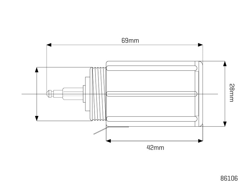 Autó szivargyújtó aljzat 12V – kép 3