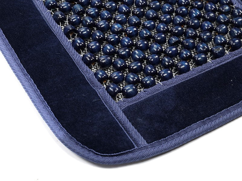 Velúrral szegélyezett gyöngyszőnyeg tengerészkék – kép 4