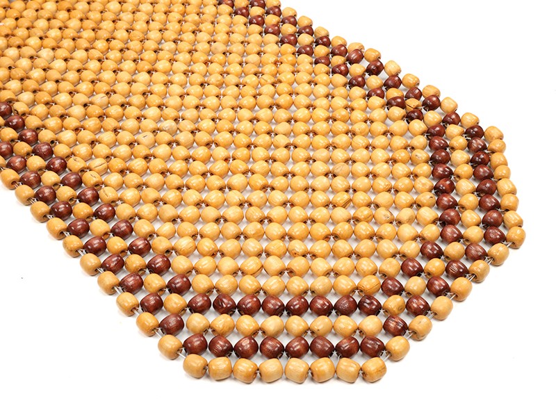 Gyöngyszőnyeg fa bézs és barna – kép 2