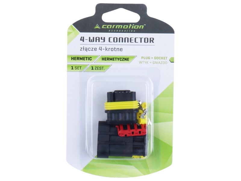 4 utas hermetikus csatlakozó dugó  aljzat – kép 2