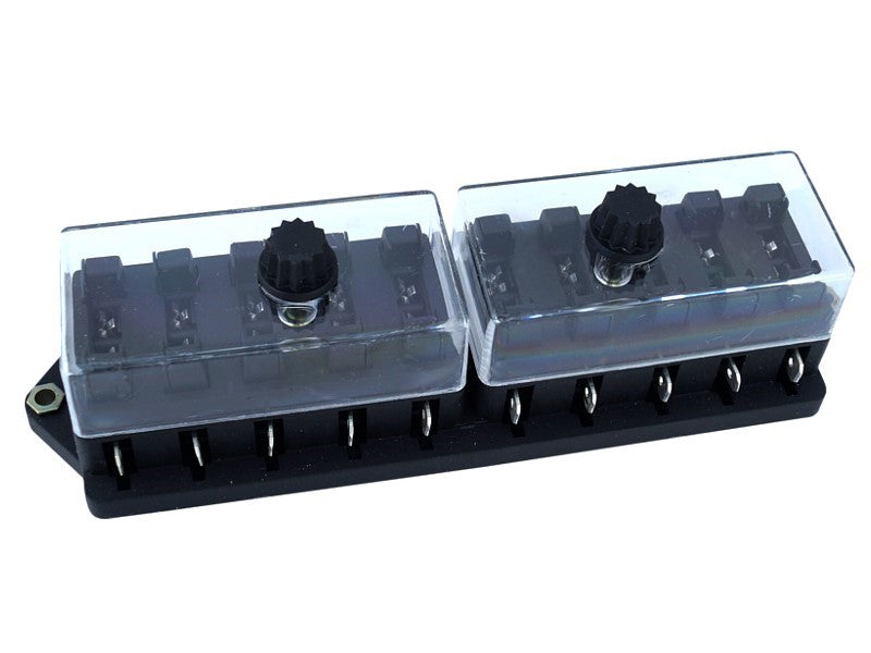 Kerámia biztosítékdoboz, 10 aljzat