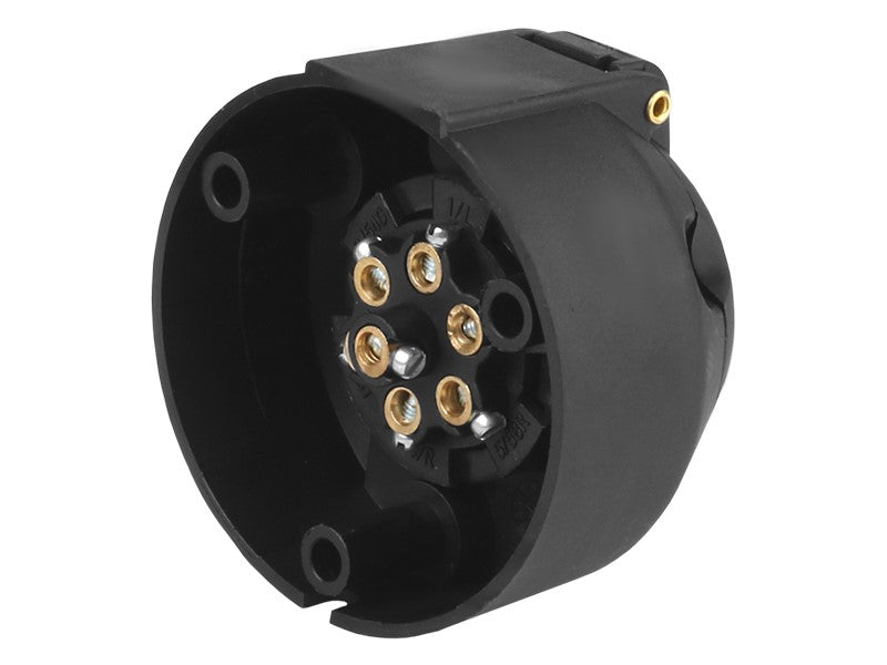 7 PIN es csatlakozóaljzat pótkocsihoz műanyag – kép 3