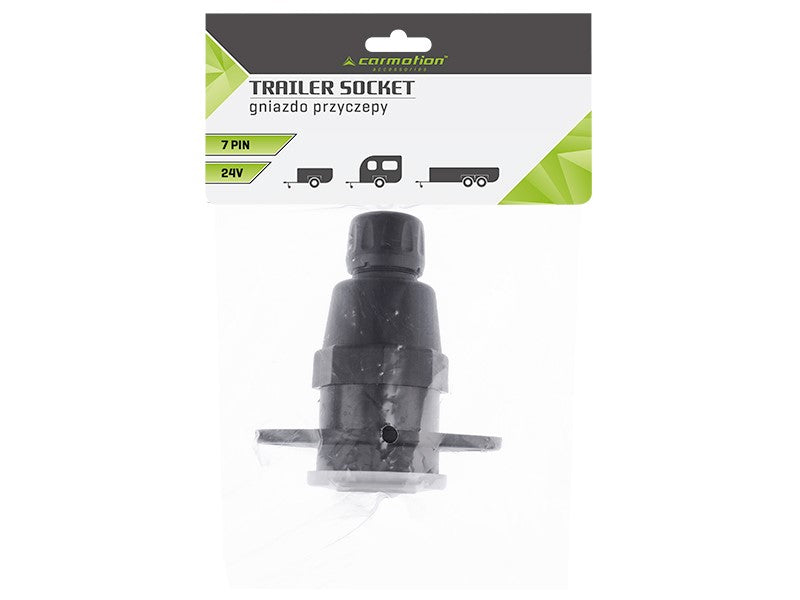 7 PIN es csatlakozóaljzat pótkocsihoz 24V S típus műanyag – kép 4