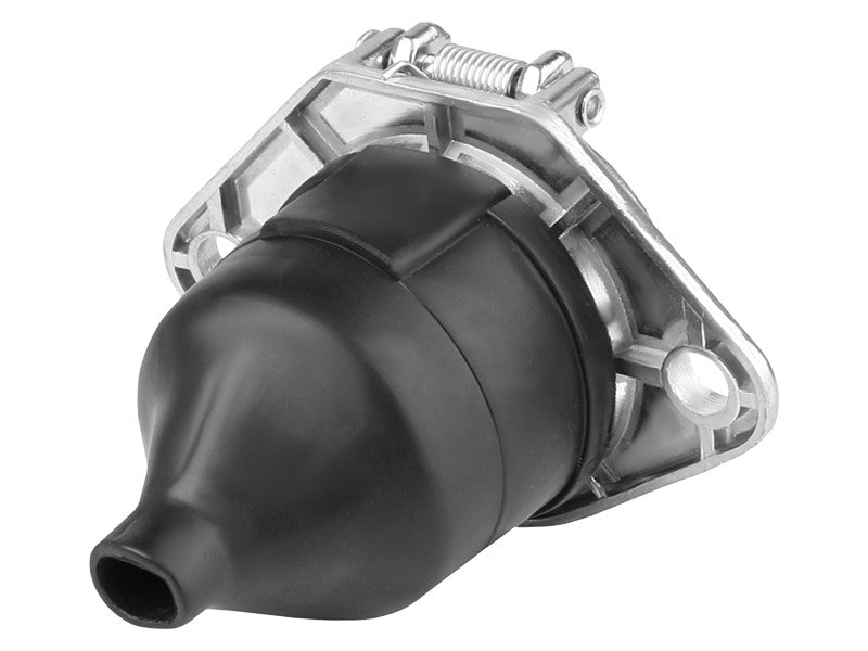 7 PIN es csatlakozóaljzat pótkocsihoz 24V N típus alumínium – kép 3