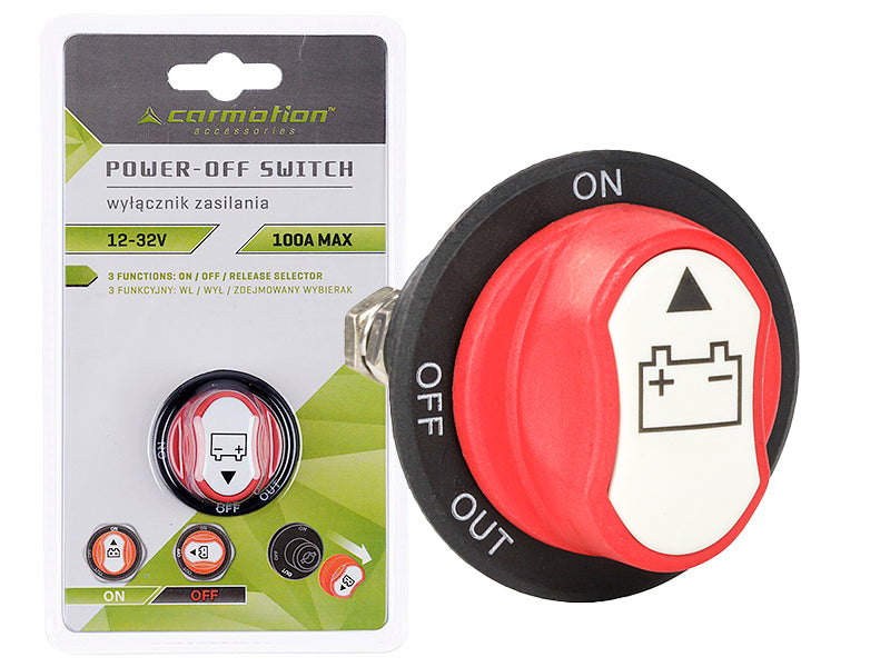 Akkumulátor kapcsoló 12 32V max 100A – kép 4