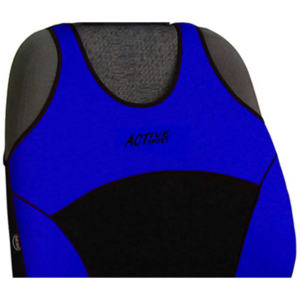 Active Sport Univerzális trikó üléshuzat kék színben velúrból és szövetből