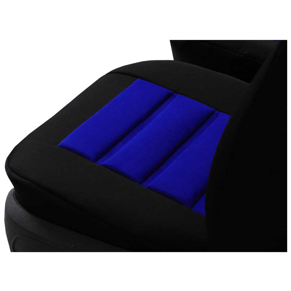 Ergonomic univerzális üléshuzat vezetői üléshez, kék színben, alkantara anyagból