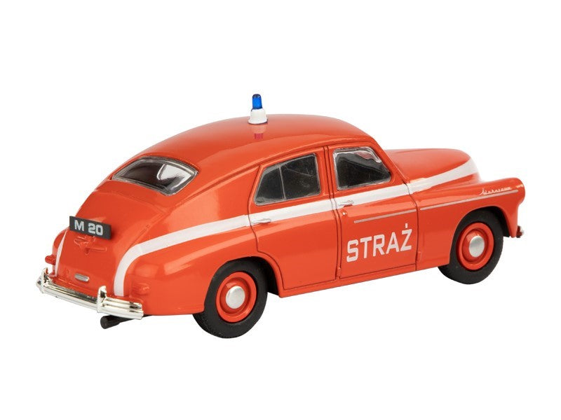 1:43 Warszawa M 20 Guard piros modell – kép 2