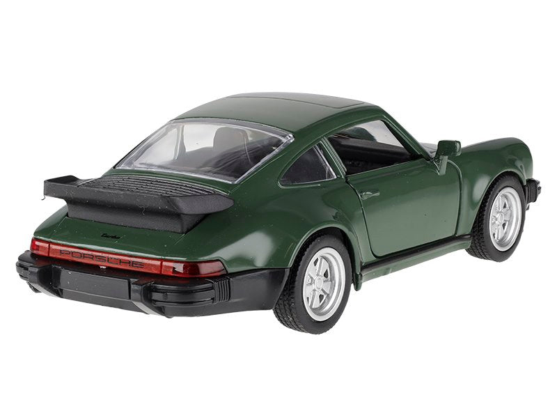 1:32 es modell RMZ Porsche 911 Turbo 33 sötétzöld sötétzöld – kép 3