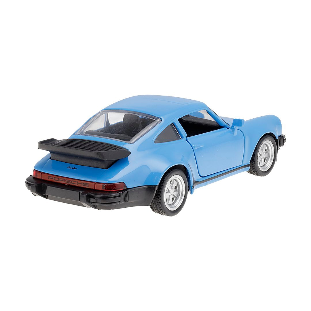 1:32 RMZ Porsche 930 Turbo 1975 1989 kék modell – kép 3