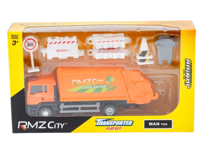 1:64 es modell RMZ City MAN szemétszállító teherautó  tartozékok – kép 4