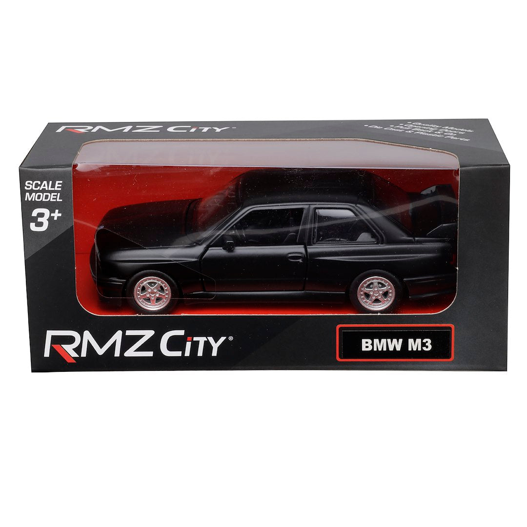 1:35 RMZ BMW M3 E30 1986 1991 matt fekete modell – kép 4