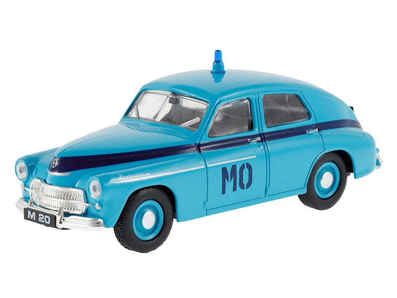 1:43 PRL WARSZAWA M20 MO modell kék – kép 2