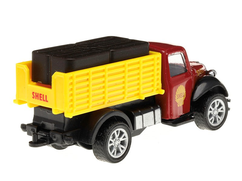 1:87 es modell Shell Old Timer nyitott pótkocsival és rakománnyal – kép 3