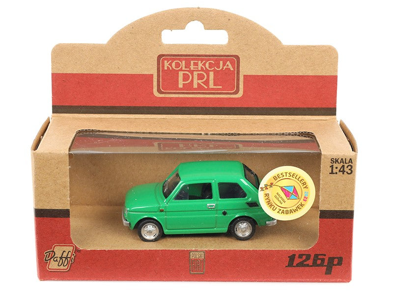 1:43 as modell FIAT 126P PRL zöld – kép 4