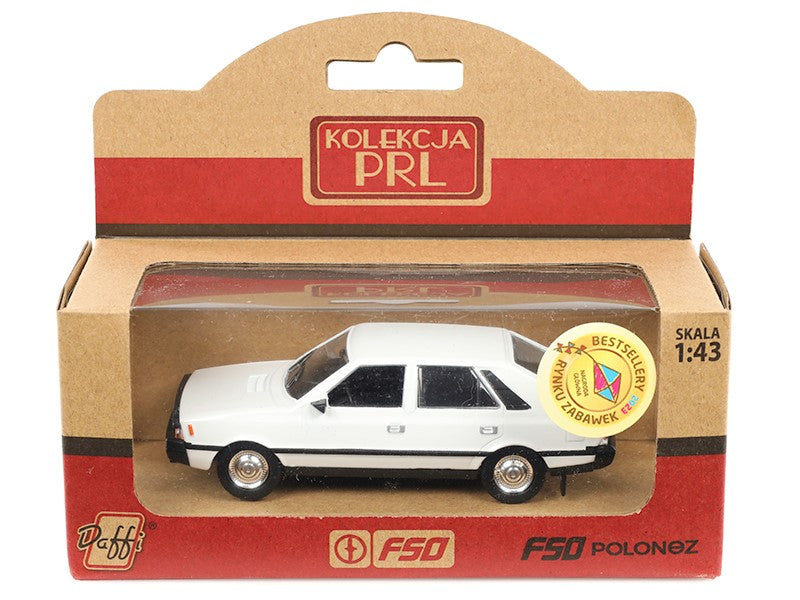 1:43 as modell FSO POLONEZ PRL fehér színű – kép 4