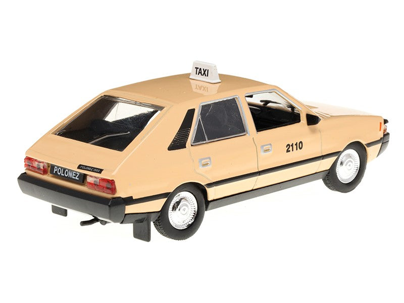 1:43 as modell FSO POLONEZ TAXI PRL bézs színű – kép 3