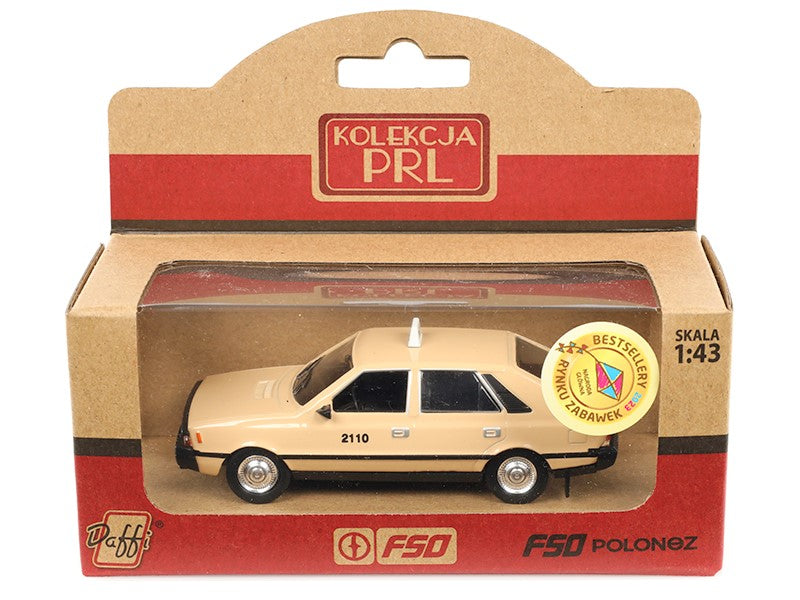 1:43 as modell FSO POLONEZ TAXI PRL bézs színű – kép 4