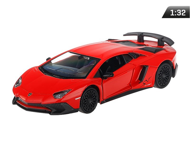 1:32-es modell, RMZ Lamborghini Aventador LP750-4 SV, piros