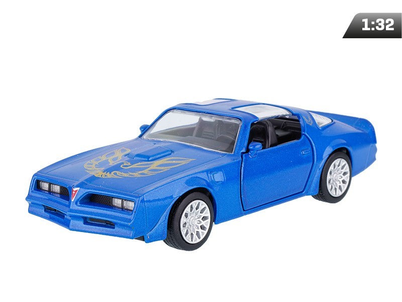1:32-es modell, RMZ 1978 Pontiac Firebird, kék