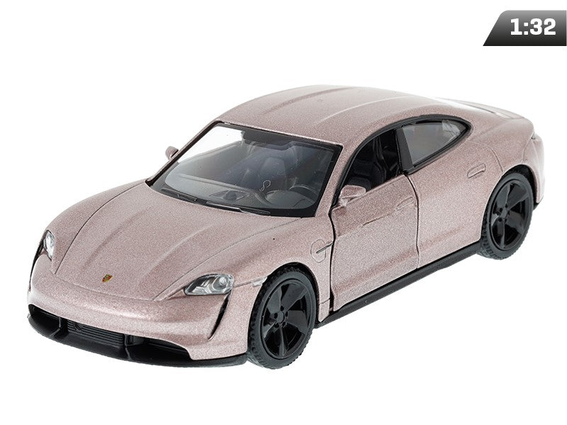 1:32-es modell, RMZ Porsche Taycan Turbo S, 2020, rózsaszín, rózsaszín
