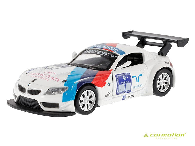 1:38 BMW Z4 GT3 fehér és kék modell – kép 2