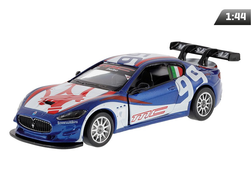 1:43 Maserati GranTurismo MC GT4, kék és fehér modell