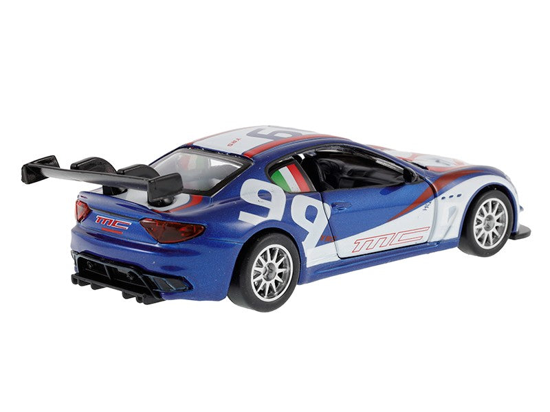 1:43 Maserati GranTurismo MC GT4 kék és fehér modell – kép 3