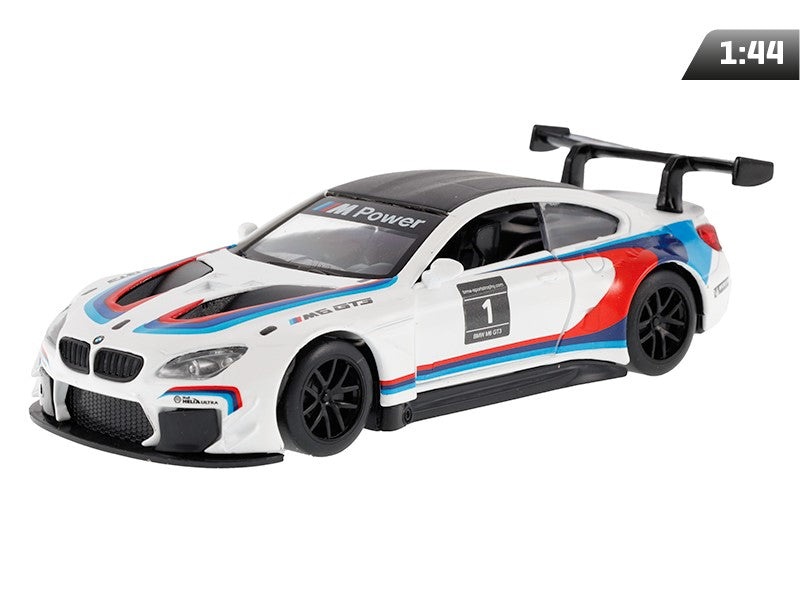 1:44 BMW M6 GT3 modell, fehér
