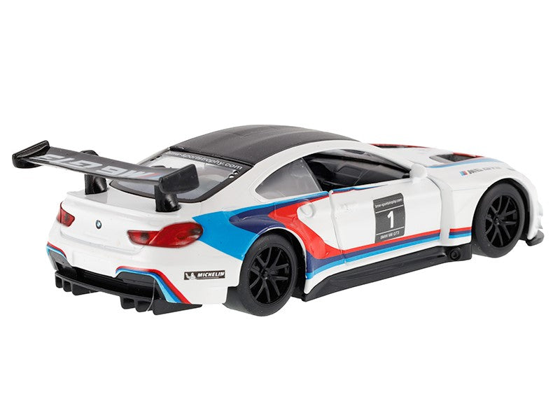 1:44 BMW M6 GT3 modell fehér – kép 3
