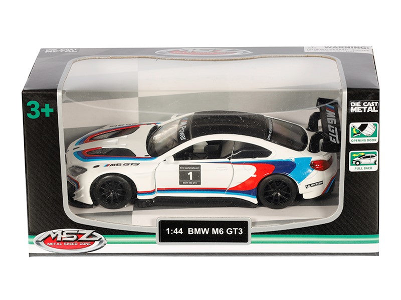 1:44 BMW M6 GT3 modell fehér – kép 4