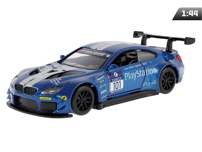 1:44 BMW M6 GT3, kék modell